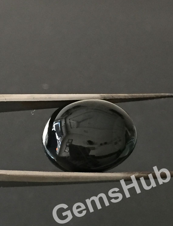 Natural Certified Sulemani Black Hakik Stone, 12.55 ct